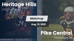 Matchup: Heritage Hills vs. Pike Central  2018
