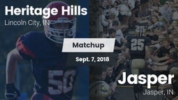Matchup: Heritage Hills vs. Jasper  2018