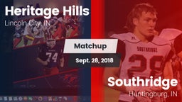 Matchup: Heritage Hills vs. Southridge  2018