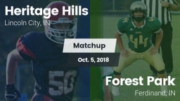 Matchup: Heritage Hills vs. Forest Park  2018