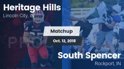 Matchup: Heritage Hills vs. South Spencer  2018