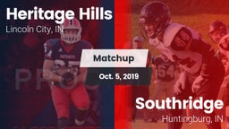 Matchup: Heritage Hills vs. Southridge  2019