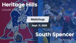Matchup: Heritage Hills vs. South Spencer  2020