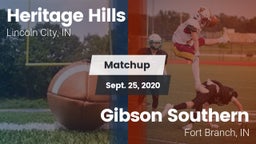 Matchup: Heritage Hills vs. Gibson Southern  2020