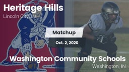 Matchup: Heritage Hills vs. Washington Community Schools 2020