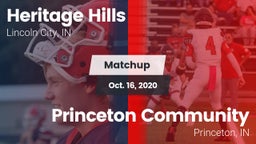 Matchup: Heritage Hills vs. Princeton Community  2020