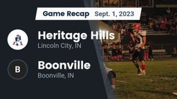 Recap: Heritage Hills  vs. Boonville  2023