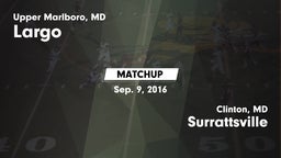 Matchup: Largo vs. Surrattsville  2016