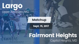 Matchup: Largo vs. Fairmont Heights  2017