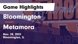 Bloomington  vs Metamora  Game Highlights - Nov. 28, 2023