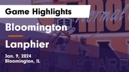 Bloomington  vs Lanphier  Game Highlights - Jan. 9, 2024