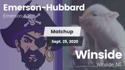 Matchup: Emerson-Hubbard vs. Winside  2020