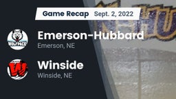 Recap: Emerson-Hubbard  vs. Winside  2022