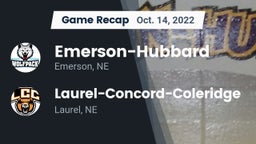 Recap: Emerson-Hubbard  vs. Laurel-Concord-Coleridge  2022