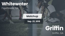 Matchup: Whitewater vs. Griffin  2016