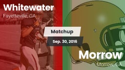 Matchup: Whitewater vs. Morrow  2016