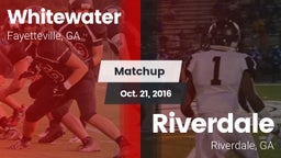 Matchup: Whitewater vs. Riverdale  2016
