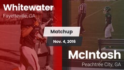 Matchup: Whitewater vs. McIntosh  2016