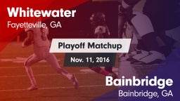 Matchup: Whitewater vs. Bainbridge  2016