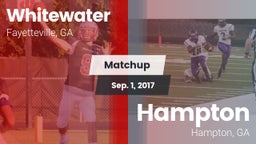 Matchup: Whitewater vs. Hampton  2017