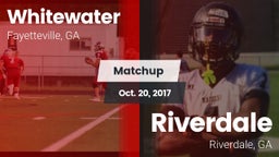 Matchup: Whitewater vs. Riverdale  2017