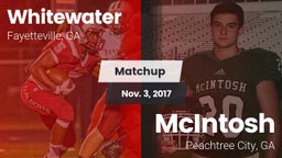 Matchup: Whitewater vs. McIntosh  2017