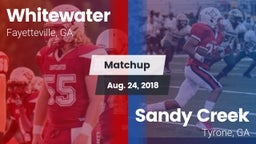 Matchup: Whitewater vs. Sandy Creek  2018
