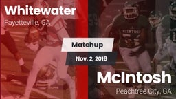Matchup: Whitewater vs. McIntosh  2018