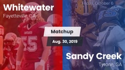 Matchup: Whitewater vs. Sandy Creek  2019