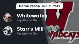 Recap: Whitewater  vs. Starr's Mill  2019