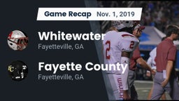 Recap: Whitewater  vs. Fayette County  2019