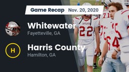 Recap: Whitewater  vs. Harris County  2020