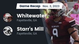 Recap: Whitewater  vs. Starr's Mill  2023
