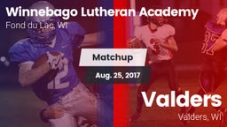 Matchup: Winnebago Lutheran A vs. Valders  2017