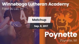Matchup: Winnebago Lutheran A vs. Poynette  2017