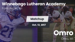 Matchup: Winnebago Lutheran A vs. Omro  2017