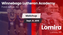 Matchup: Winnebago Lutheran vs. Lomira  2018
