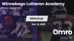 Matchup: Winnebago Lutheran vs. Omro  2018