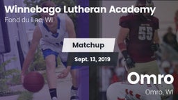 Matchup: Winnebago Lutheran vs. Omro  2019