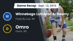 Recap: Winnebago Lutheran Academy  vs. Omro  2019