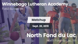 Matchup: Winnebago Lutheran vs. North Fond du Lac  2019