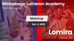 Matchup: Winnebago Lutheran vs. Lomira  2019