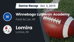 Recap: Winnebago Lutheran Academy  vs. Lomira  2019