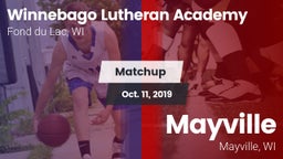 Matchup: Winnebago Lutheran vs. Mayville  2019