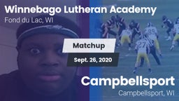 Matchup: Winnebago Lutheran vs. Campbellsport  2020