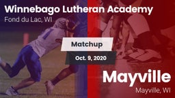 Matchup: Winnebago Lutheran vs. Mayville  2020