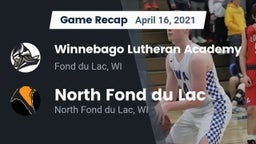 Recap: Winnebago Lutheran Academy  vs. North Fond du Lac  2021