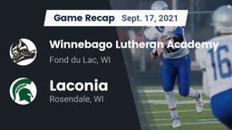 Recap: Winnebago Lutheran Academy  vs. Laconia  2021