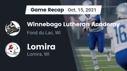 Recap: Winnebago Lutheran Academy  vs. Lomira  2021