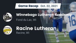 Recap: Winnebago Lutheran Academy  vs. Racine Lutheran  2021